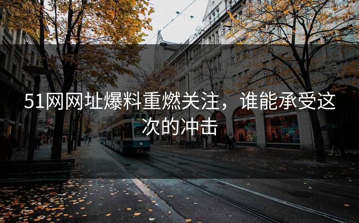 51网网址爆料重燃关注，谁能承受这次的冲击
